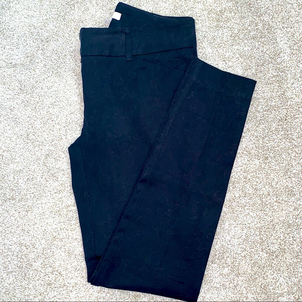 Black trousers, stretch (size: 2)